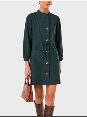 Tuckernuck Forest Green Mini Dress